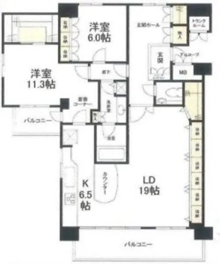 ハウスソラーナ 7階 101.16㎡