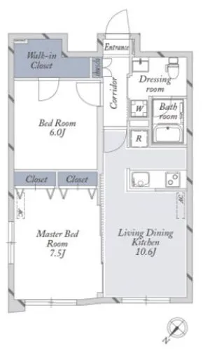 Ｌａ　Ｄｏｕｃｅｕｒ文京大塚Ｅａｓｔ E402