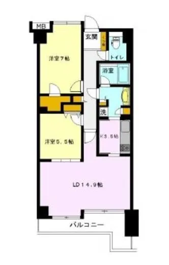 ライオンズマンション乃木坂 2階