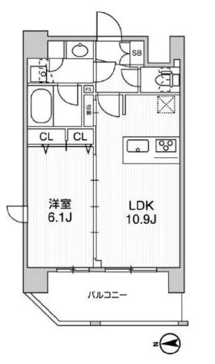 LUNIQ新御徒町Ⅱ 401