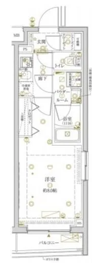 クレイシアIDZ学芸大学 3階