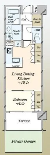 ブリリア神楽坂id 1階