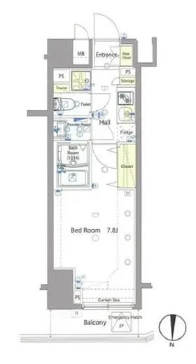 ＧＥＮＯＶＩＡ南麻布ｇｒｅｅｎ　ｖｅｉｌ 4階