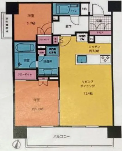 グローリオ田町 3階 55.31㎡