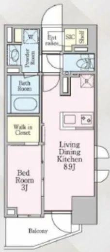 グランリビオ芝大門 7階 32.32㎡