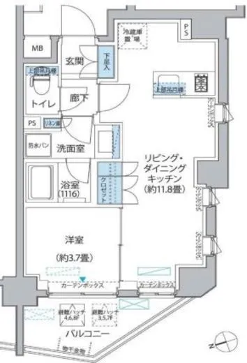 プラネソシエ大森山王 405
