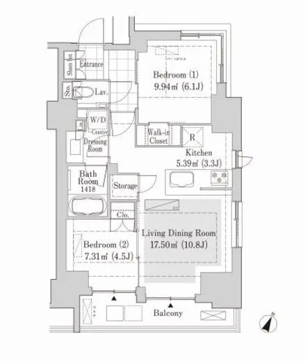 リブクオーレ神保町 1107