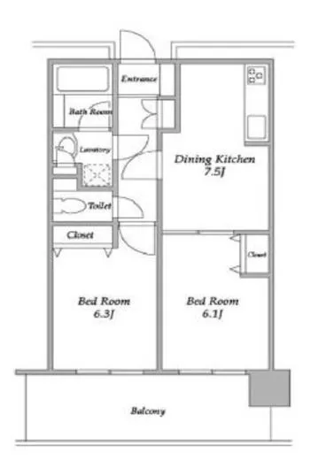 プラザタワー勝どき 2508