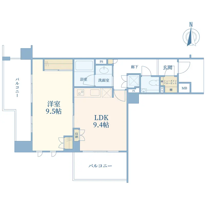 アトラス池尻レジデンス 6階 53.96㎡