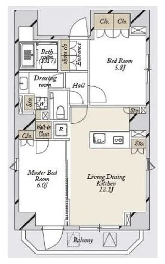 ミリアレジデンス浅草橋Ⅲ 1001