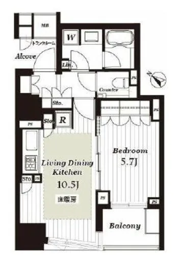 Ｂｒｉｌｌｉａ代官山プレステージ 4階 43.14㎡