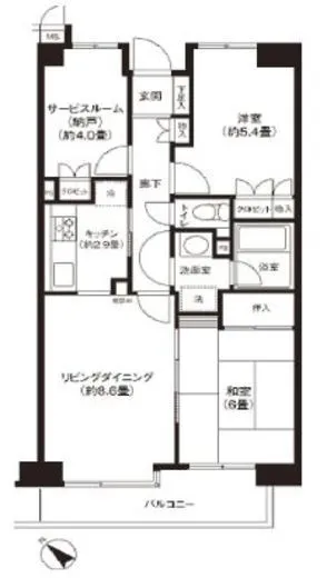 ステラメゾン武蔵小山 1階 61.29㎡
