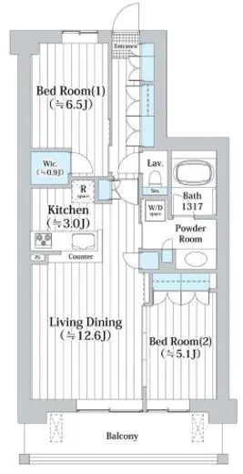 アビティグランデ砧 2階 63.59㎡
