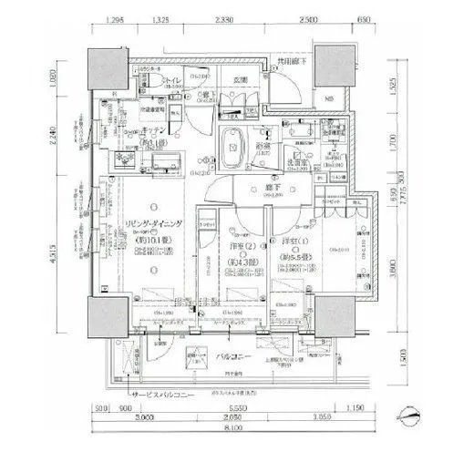 Ｂｒｉｌｌｉａ上野Ｇａｒｄｅｎ 11階 55.58㎡