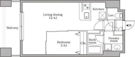 レジディア芝大門Ⅱ 403