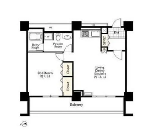 シーリアお台場 3-4-411