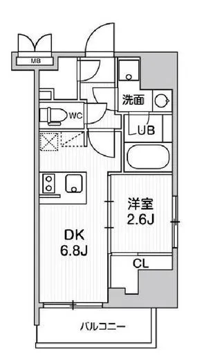 SYFORME大井町Ⅱ 4階 27.99㎡