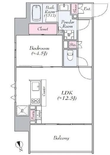 ログ浅草クラシック 11階 43.29㎡