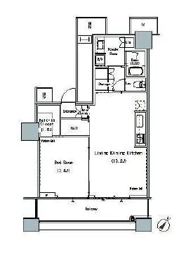 THE TOKYO TOWERS MIDTOWER 6階 56.84㎡