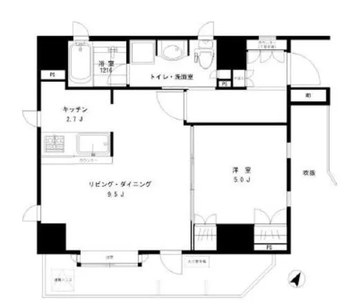 ザ・グランフォーリア目黒オープンスクエア 3階 44.89㎡