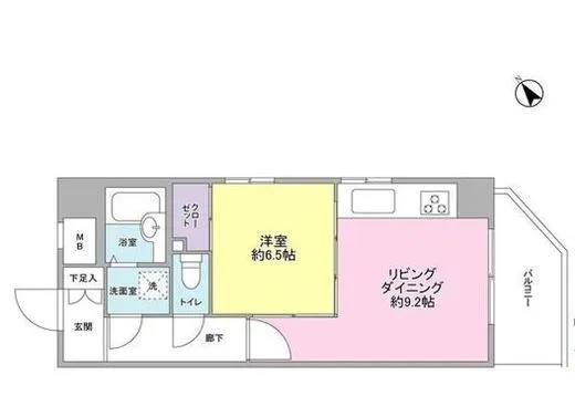 マイキャッスル中目黒3 5階 36.45㎡