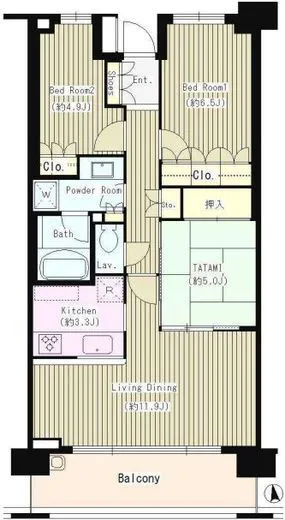 パークホームズ成増マークレジデンス 8階 70.79㎡