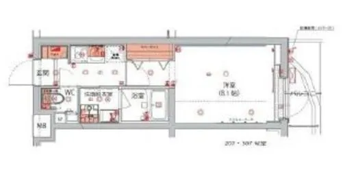 ハーモニーレジデンス新宿 THE NORTH 207