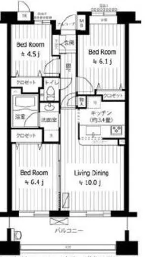 パークビューステージ東陽町 5階 64.87㎡