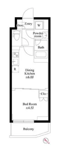 ハーモニーレジデンス新宿河田町 205