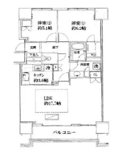 アイ・マークタワー 19階 74.97㎡