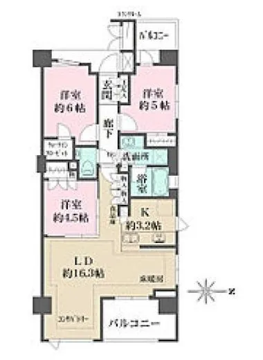 ザ・パークハウス東陽町翠賓閣 2階 76.83㎡