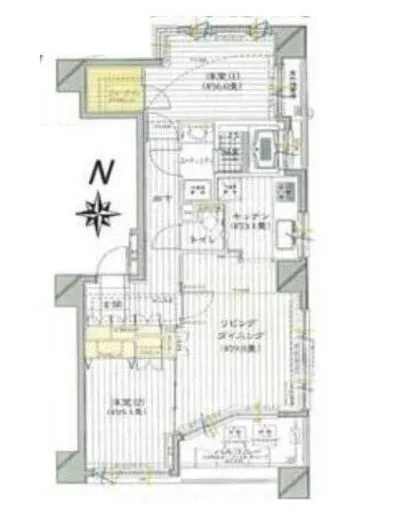 アクシルコート東中野 3階 59.86㎡