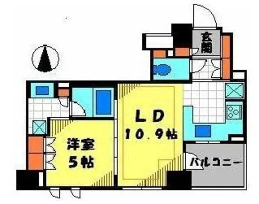 ライオンズ東中野 9階 40.09㎡