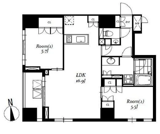 レジディア日本橋馬喰町Ⅲ 505