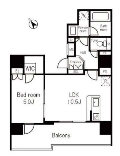 アイルイムーブル日本橋 10階 43.28㎡