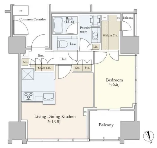 プラウド新虎通り 8階 50.72㎡