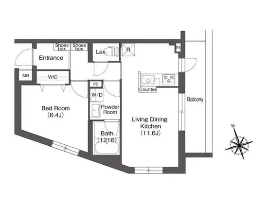 ＡＩＦＬＡＴ方南町 201