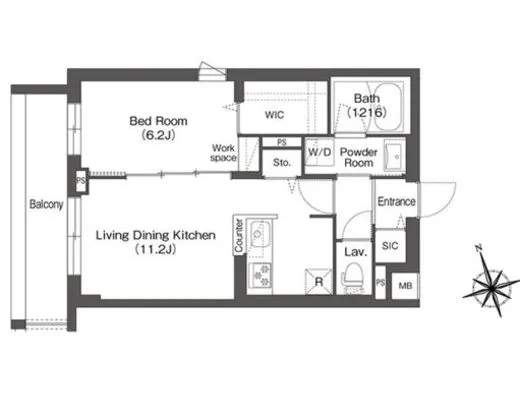 ＡＩＦＬＡＴ方南町 206