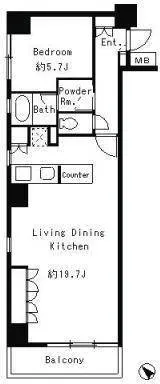 カスタリア八丁堀 401