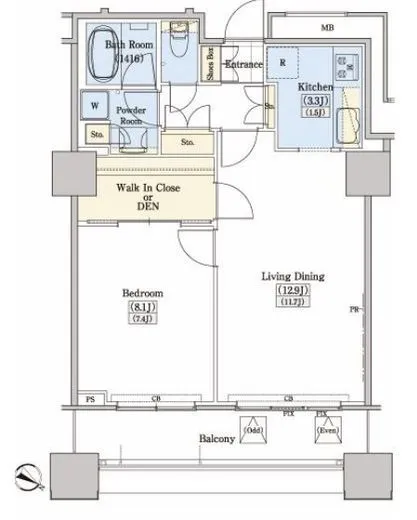 レジディアタワー上池袋（タワー棟） 1611