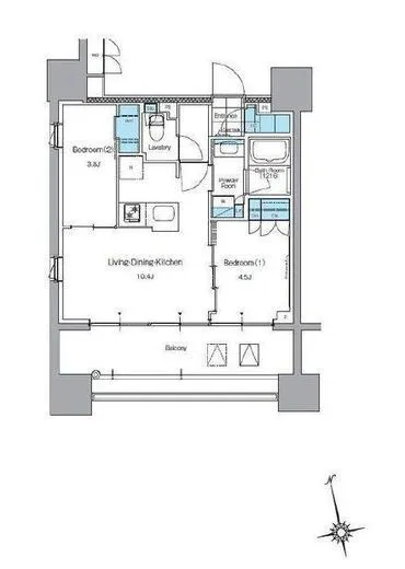 Ｊ．リヴェール上野入谷フロント 1001