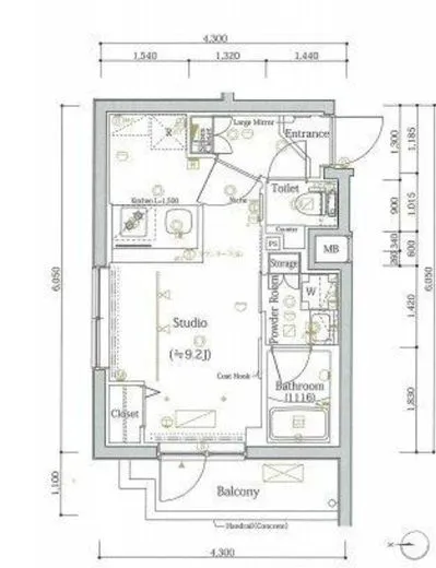スカイコートルアナ御殿山 406
