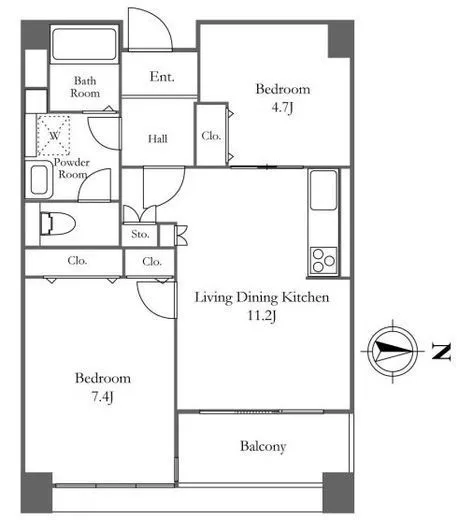 リバーシティ21イーストタワーズ2 1204