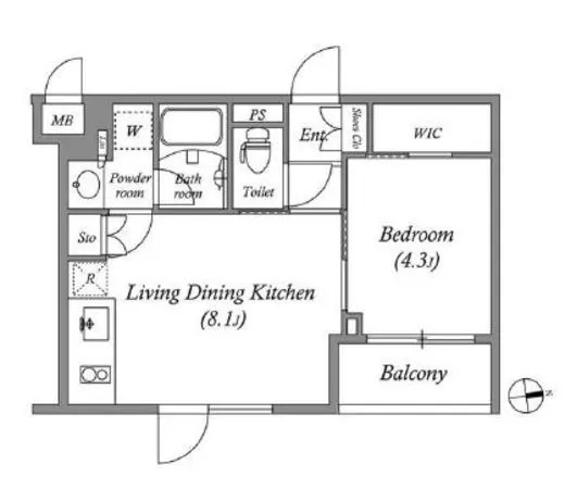 ｎｉｄｏ西早稲田 202