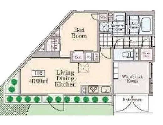 Reve Residence 白金台 (レーヴレジデンス白金台) 102