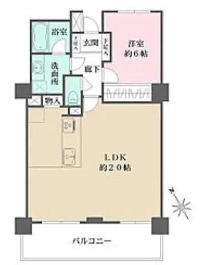 ライオンズタワー池袋 8階 60㎡