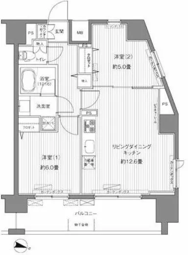 センテニアル王子神谷 9階 55.35㎡