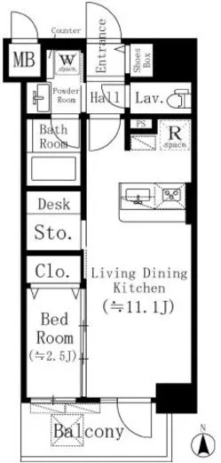 メゾンドリーヴ両国 201
