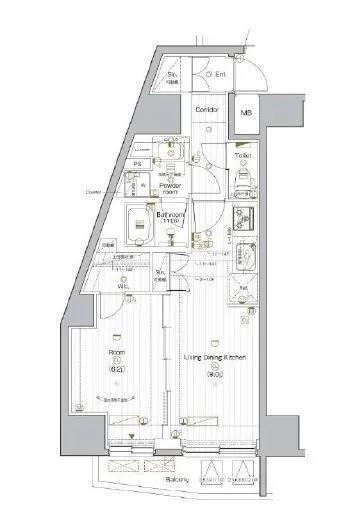 ＰＲＥＭＩＵＭ　ＣＵＢＥ　Ｇ　後楽園 6階 41.26㎡