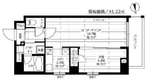 ステージグランデ神楽坂 2階 41.22㎡